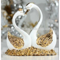 swan figurine wedding favor gifts and crafts love home decoration DS46113